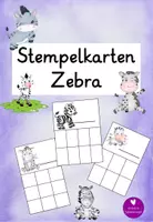 Vorschau - Anderer Materialtyp - Stempelkarten für deine Zebraklasse - Deckblatt
