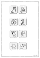 Vorschau - Fördermaterial/Inklusion - Klettmappe, Umriss-Bild, Winter, TEACCH - Seite 3