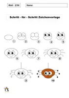 Vorschau - Stationenlernen - NEU: 50 PDF-Zeichenvorlagen Schritt für Schritt (3) + Bonusmaterial - Seite 2
