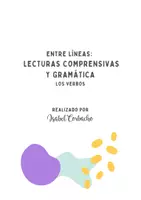 Vista previa - Hojas de trabajo - LECTURAS COMPRENSIVAS Y GRAMÁTICA: LOS VERBOS - Portada