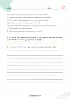 Vista previa - Hojas de trabajo - LECTURAS COMPRENSIVAS Y GRAMÁTICA: LOS VERBOS - página 2