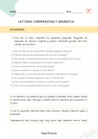 Vista previa - Hojas de trabajo - LECTURAS COMPRENSIVAS Y GRAMÁTICA: LOS ADVERBIOS - página 2