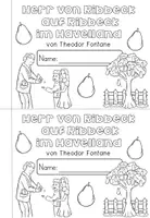 Vorschau - Arbeitsblätter - Miniheft - Gedicht - Herr von Ribbeck auf Ribbeck im Havelland in zwei Versionen - Seite 2