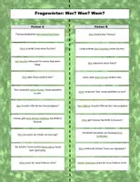 Aperçu - Apprentissages en autonomie - Feuilles Tandem pour l'Allemand: Révision des mots interrogatifs - Page 3