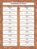 Aperçu - Feuilles d'exercices - Fiches Tandem ALLEMAND: Révision des verbes - Page 2