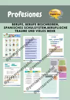 Vorschau - Unterrichtsreihen - Profesiones Spanisch - Deckblatt