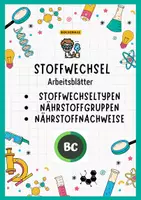Vorschau - Stundenentwürfe - Stoffwechsel und Nahrungsbestandteile - Unterrichtsmaterial / Arbeitsblätter - Deckblatt