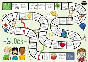 Vorschau - Stationenlernen - Der Weg zum Glück - Brettspiel mit 35 Gesprächsanlässen / Glücksunterricht Ethik - Seite 2
