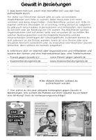 Vorschau - Arbeitsblätter - Gewalt - Liebe, Freundschaft und Sexualität - Seite 3