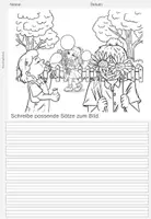 Vorschau - Arbeitsblätter - Schreibanlässe zu Bildern - Seite 2