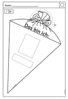 Vorschau - Stundenentwürfe - Das bin ich - Schultüten-Wimpel (Klasse 1) #schulstartbyextraklasse - Seite 3