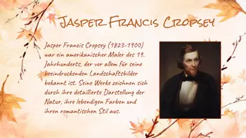 Vorschau - Arbeitsblätter - Kunstprojekt Herbstlandschaft - Jasper Francis Cropsey - Seite 2