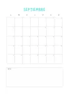 Vista previa - Hojas de trabajo - Planner mensual con calendario anual - página 3