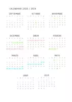 Vista previa - Hojas de trabajo - Cuaderno docente con planner mensual y semanal - página 2
