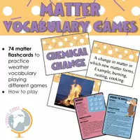 Vista previa - Juegos / Gamificación - Matter vocabulary games - Portada