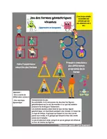 Aperçu - Jeux - Jeu des formes géométriques vivantes - Page de couverture