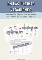 Vorschau - Arbeitsblätter - En las últimas vacaciones - Mercado - Deckblatt