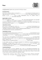 Vorschau - Arbeitsblätter - Fluor - Arbeitsblatt mit Lückentext und Übungen - Deckblatt