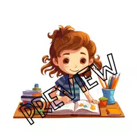 Aperçu - Cliparts/Visuels - Enfants Élèves École CLIP ART / CLIPART - Page 2