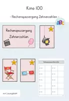 Vorschau - Arbeitsblätter - Kino 100 : Rechenspaziergang Zehnerzahlen (ZR100) - Deckblatt