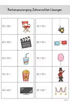 Vorschau - Arbeitsblätter - Kino 100 : Rechenspaziergang Zehnerzahlen (ZR100) - Seite 3