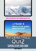 Vorschau - Spiele - Interaktives Quiz: Superlative der Erde (Planet Erde) #Silvesterknaller23 - Deckblatt