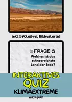 Vorschau - Spiele - Interaktives Quiz: Klimaextreme (Einstieg Klimazonen) - Deckblatt