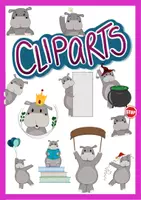 Aperçu - Cliparts/Visuels - Cliparts: Hippopotames pour tous les besoins - Page de couverture
