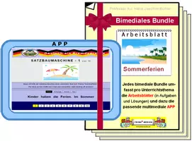 Vorschau - Arbeitsblätter - 99.0210 - SATZBAUMASCHINE - Sommerferien - Deckblatt