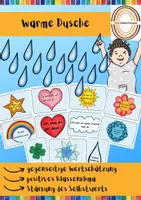 Vorschau - Fördermaterial/Inklusion - Warme Dusche - Bildkarten mit Satzanfängen - Deckblatt