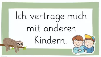 Vorschau - Bildkarten - Klassenregeln - Faultierklasse - Seite 2