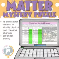 Vista previa - Juegos / Gamificación - Physical and Chemical Changes Mystery Puzzle - Portada