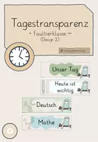 Vorschau - Bildkarten - Materialpaket - Faultierklasse - Deckblatt
