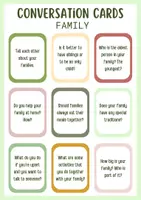 Vorschau - Spiele - Conversation Cues - Friends and Family - Seite 1