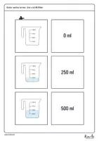 Vorschau - Spiele - Zuordnungsspiel Hohlmaße: Liter und Milliliter am Messbecher - Seite 3