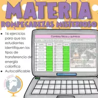 Vista previa - Juegos / Gamificación - Cambios físicos y químicos rompecabezas misterioso - Portada