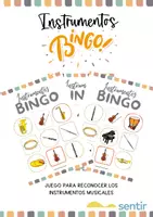 Vista previa - Juegos / Gamificación - Bingo Instrumentos Musicales - Juego imprimible Musical - Portada
