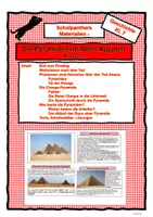 Vorschau - Arbeitsblätter - Ägypten: Die Pyramiden - Deckblatt