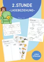 Vorschau - Unterrichtsreihen - Lagebeziehung: 2. Stunde (Klasse 1/2) - Deckblatt