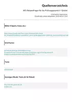 Vorschau - Quiz - AES: Beispielfragen für das Prüfungsgespräch + Quizlet - Seite 1