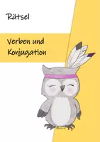 Aperçu - Jeux - Devinettes: Révision des verbes (ALLEMAND) - Page de couverture