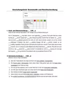 Aperçu - Tests - Test d'évaluation: grammaire et orthographe (ALLEMAND) - Page 1