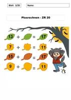 Vorschau - Arbeitsblätter - 68 PDF-Arbeitsblätter-Vorlagen Mathematik GS 1 Lehrplan - Seite 2