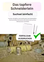 Vorschau - Spiele - Das tapfere Schneiderlein, Suchsel, einfach, Wortgitter, Buchstabensalat, Buchstabengitter, Wortsuchrätsel, Wortsuche, Worträtsel, Wortsuchsel, Wörtersuche, Suchrätsel - Deckblatt