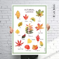 Vista previa - Juegos / Gamificación - AUTUMNAL LEAVES - PACK TARJETAS Y PÓSTER / INGLÉS. - página 1
