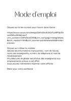 Aperçu - Affichage - Template modifiable pour affiche bienvenue à l’école - modèle 3 - primaire - Page 1