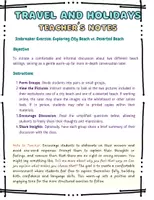 Vista previa - Hojas de trabajo - B2 C1 Vocabulary and Speaking. Travel & Holidays - página 3