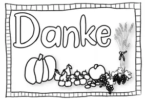 Vorschau - Arbeitsblätter - 23 Ausmalbilder: Dankbarkeit - Erntedank - Danken - Tischsets - Seite 2