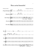 Vorschau - Anderer Materialtyp - Jüdisches Tanzlied „Hava Netze bamachol“. Chornoten - Seite 1