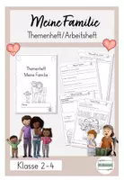 Vorschau - Stundenentwürfe - Themenheft / Arbeitsheft Meine Familie - Familie / Familienformen - Deckblatt